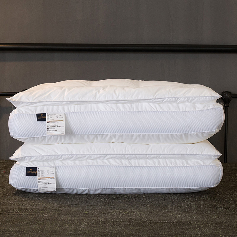 Oreiller en velours de plumes à double couche